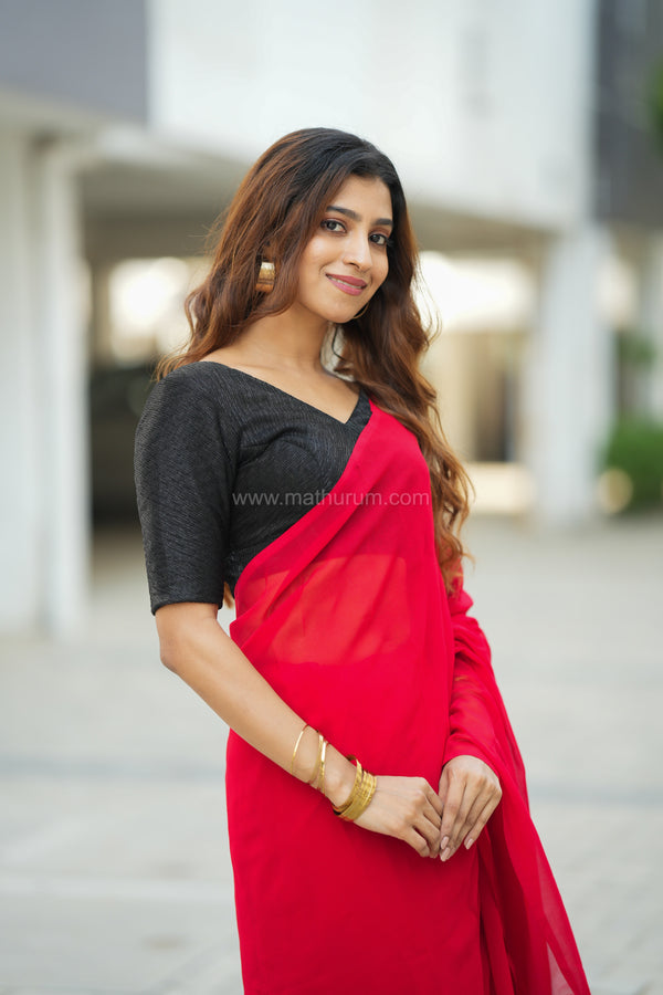 Cara Luxe- Black Blouse