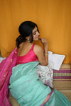 Nayan Plain- Rani Pink