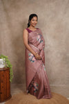 Aurora - Pink (Premium Synthetic) Saree