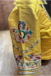Svarnima- Mustard Zardosi Blouse