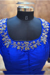 RUHI- Royal Blue Zardosi Blouse