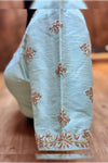 ISHQ- Powder Blue Zardosi Blouse