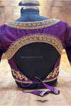 NILA- Wine Zardosi Blouse