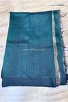Maaya- Jute Cotton Green/Black Saree