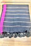 Ezhil- Black Saree