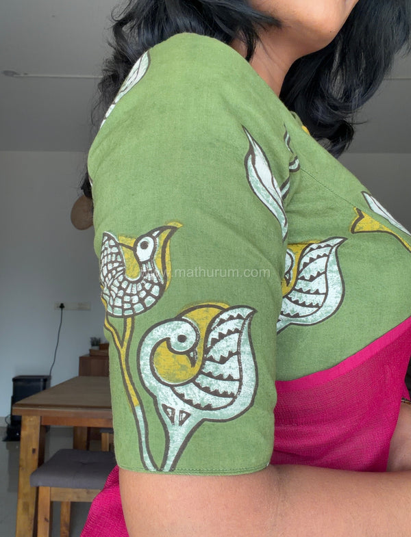 Mayurika- Green Blouse