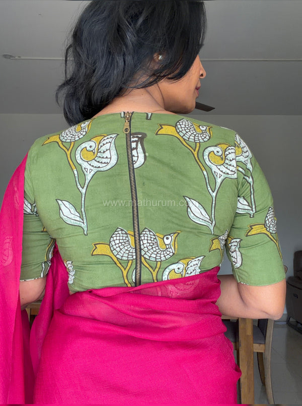 Mayurika- Green Blouse