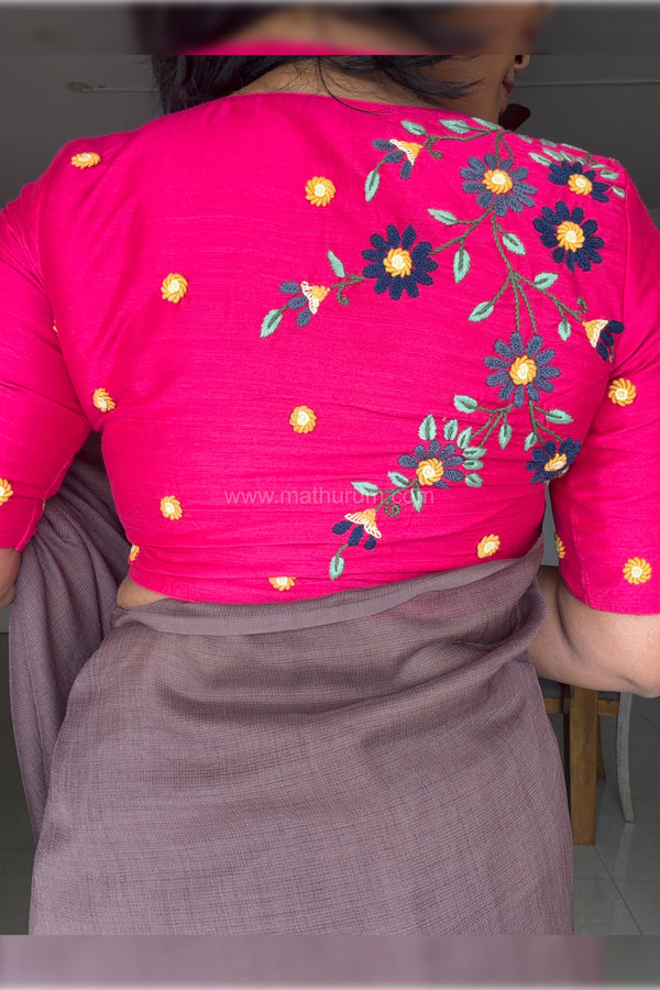 Pretty in Pink- Dark Pink Blouse