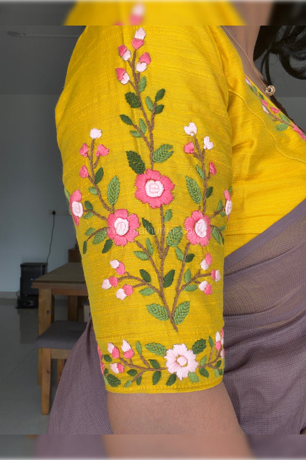 Zesty Mustard- Mustard Blouse