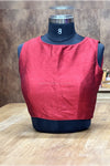 Vaigai- Maroon blouse 2.0 (Attachable Sleeves)