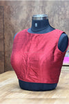 Vaigai- Maroon blouse 2.0 (Attachable Sleeves)