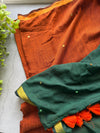 Thendral (Cotton saree) - Burnt Orange
