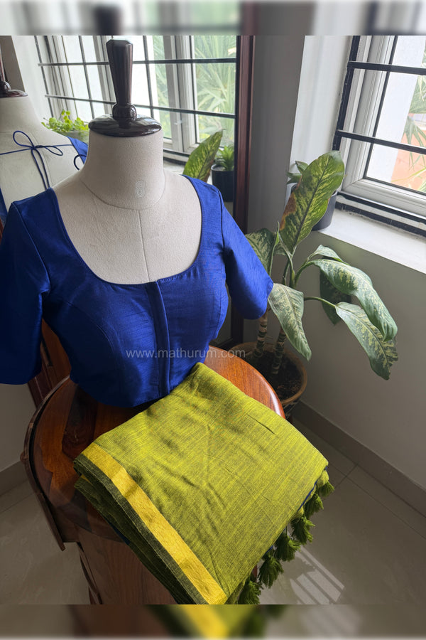 Thendral Combo- Lime Green/Dark Blue