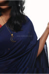 Thanvika- Modal Cotton Blue Saree